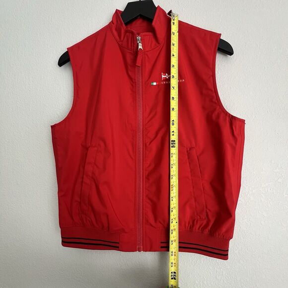 Luna Rossa Prada Zip Vest Size 42 Red - Picture 5 of 10